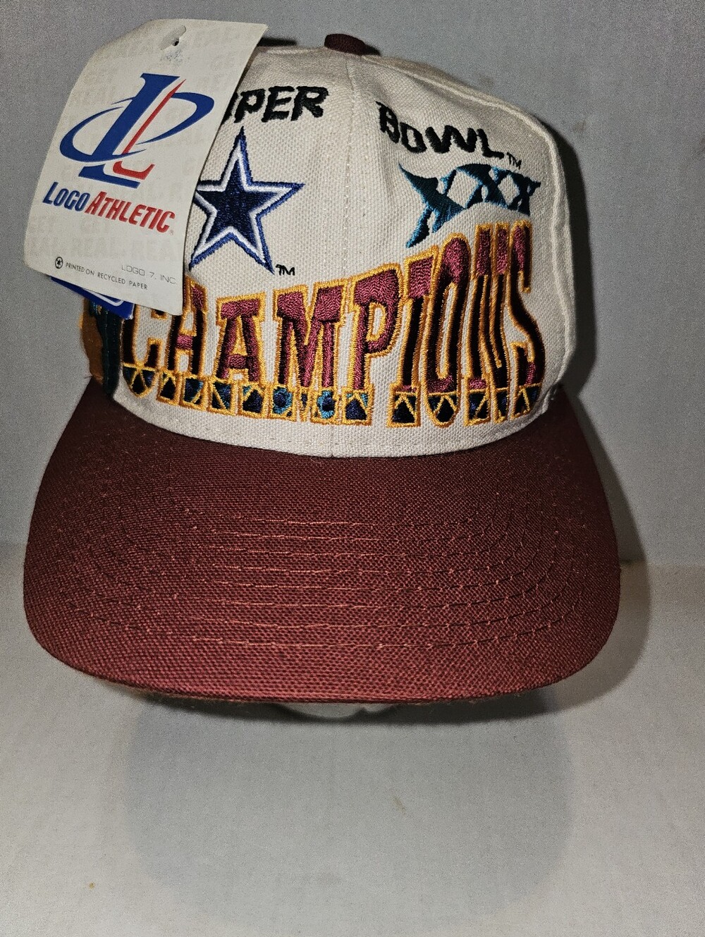 Vintage  Athletic Dallas Cowboys Super Bowl XXX 30 Champions Snapback Hat W/Tags
